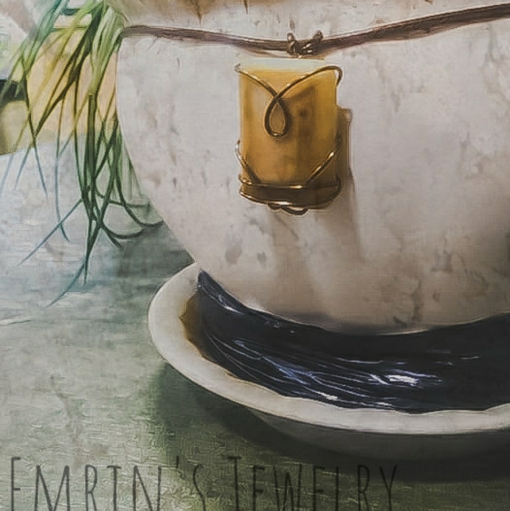 Lucky stone boho necklace